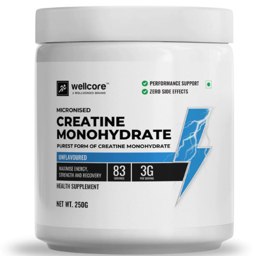 Wellcore Creatine Monohydrate (Unflavoured) 250gm